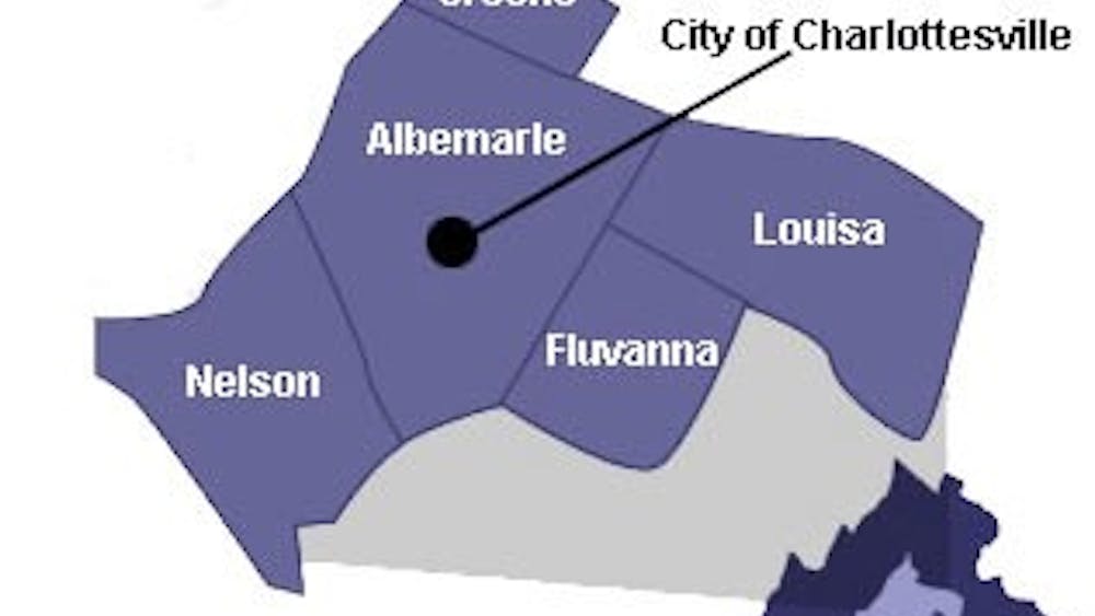 The Jefferson Health District plan will affect the City of Charlottesville and&nbsp;Greene, Albemarle, Nelson, Fluvanna and Louisa counties.