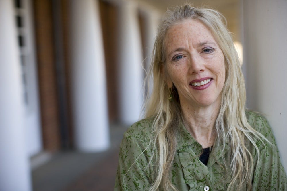 "Like many scholars and practicing writers who also teach," writes Lisa Russ Spaar, "I do so because I loved being a student and am grateful for the ways in which teaching invites a lifetime practice of intellectual, creative rigor and (re) visiting texts in fresh ways." Described by colleague Michael Levenson as a "teaching legend," Spaar is praised by students for giving them "new ways to think about poetry and the recurring themes of love, death, truth, beauty, God and time."A former student writes, "She expected us to move fluidly between critical and writerly lenses. In this way, Professor Spaar not only supported my developing sensibility as a writer, but also as a young scholar." English department chairman Jahan Ramazani summarizes: "Lisa Russ Spaar is a stunning teacher, one of the very best at the University and quite possibly anywhere in the country."[UVaToday]