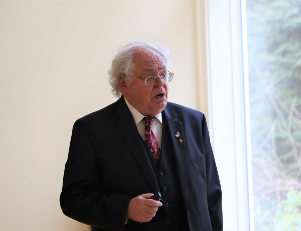 Dr. Roger Loria, a survivor of the Holocaust and Emeritus Professor of Microbiology and Immunology at Virginia Commonwealth University’s Medical School, told his story at an event Sunday sponsored by the Hillel Jewish Leadership Council in partnership with the Brody Jewish Center.&nbsp;