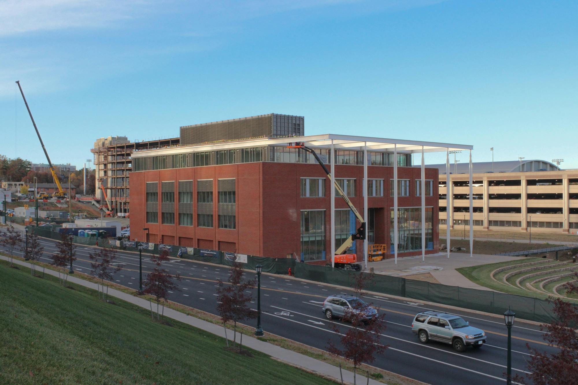  The School of Data Science building will primarily use a University distribution system, where excess energy generated by its solar panels will remain within the University’s energy grid.
