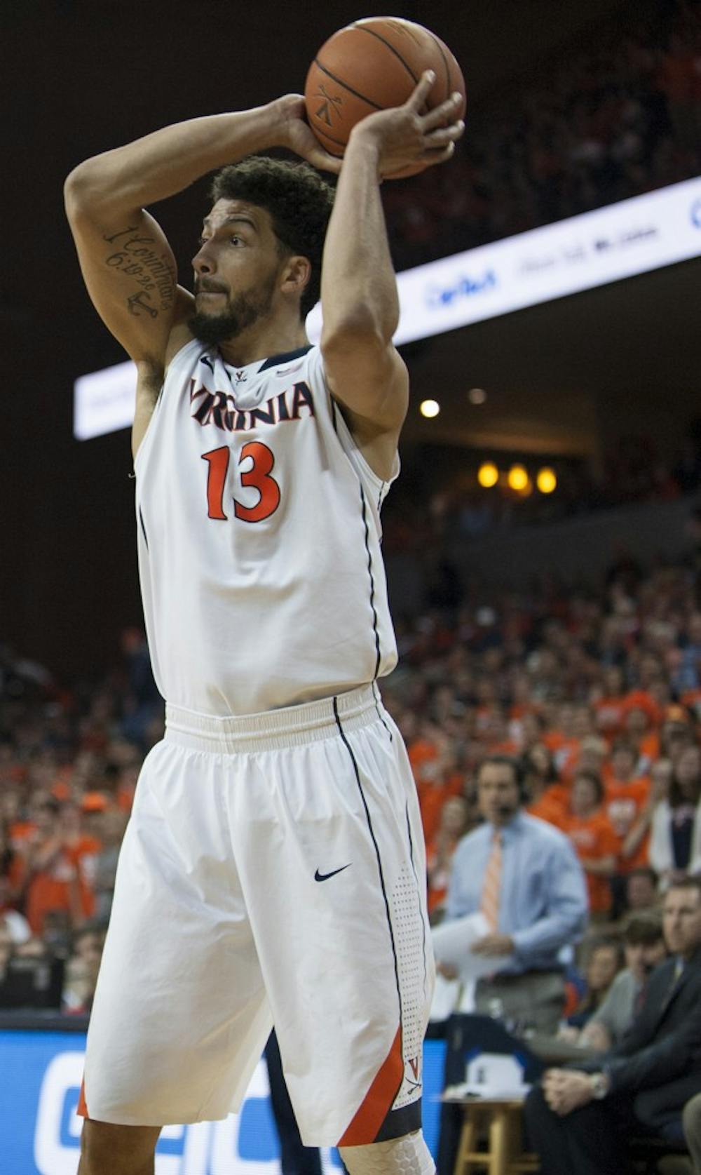 <p>Junior forward Anthony Gill made five of seven shots against the Demon Deacons. The Cavaliers won at Wake Forest for the first time since 1999-2000 and ensured a top-two finish in the ACC. </p>