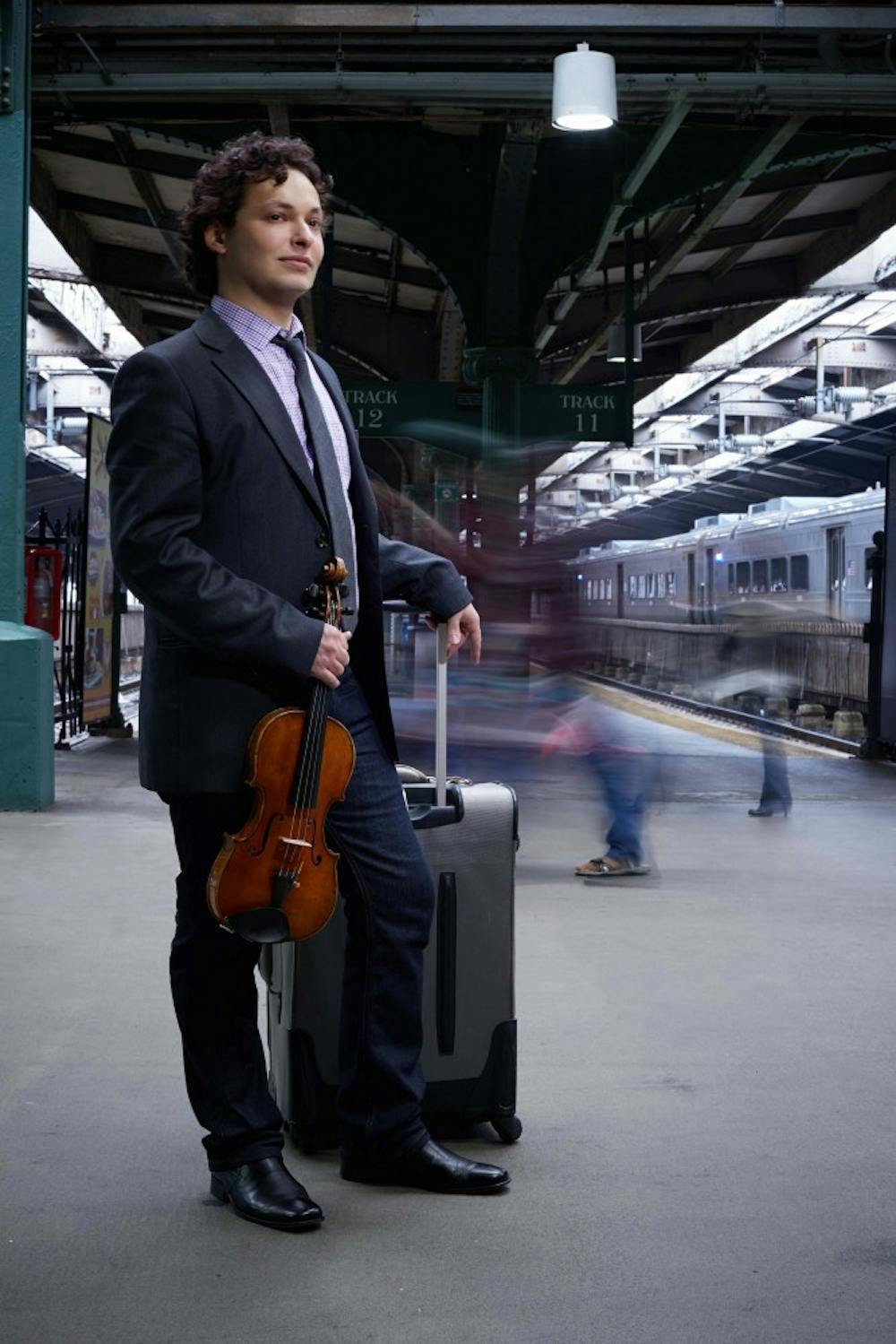 <p>Violinist Yevgeny Kutik teamed up with pianist Spencer Myer the the latest concert of the Tuesday Evening Series.</p>