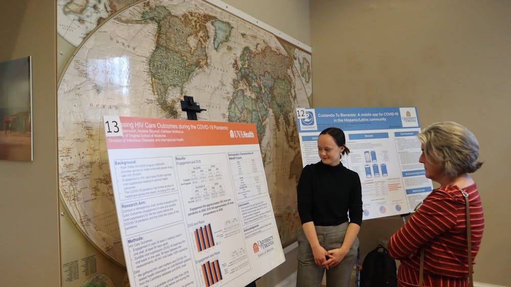 Over 20 students presented their research findings during the Center for Global Health Equity’s Research Symposium Scholar Poster Presentations.