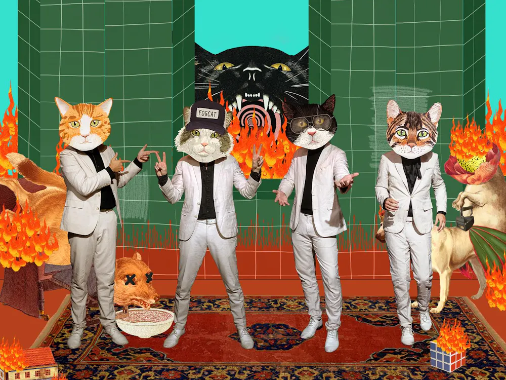 Although the group was born out of the New York rock scene in 2021, it evolved into something entirely its own, blending folk, rock and alternative country with pure fun and the occasional full-size cat mask.