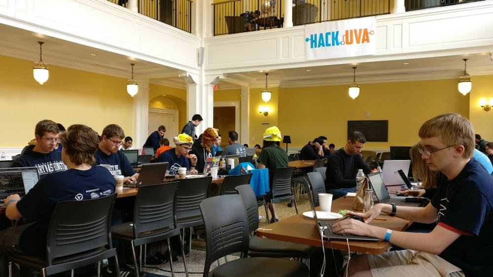 Students spent 24 hours competing to build the best&nbsp;web or mobile application platforms from scratch.