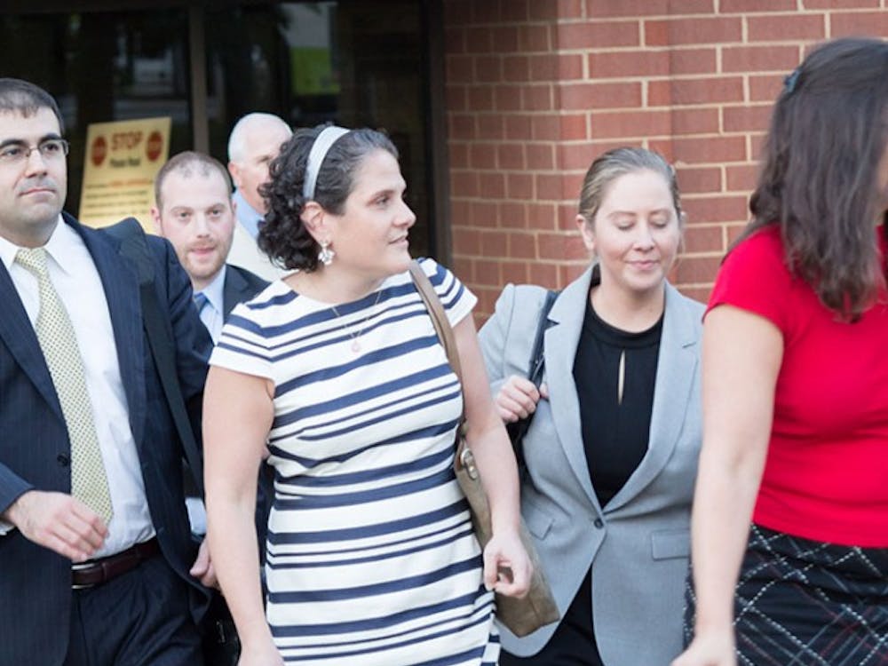 Eramo outside U.S. District Court in Charlottesville on Oct. 19. 