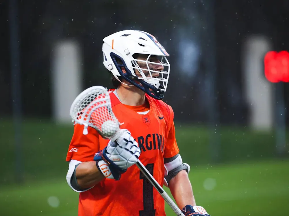 Connor Shellenberger, a new arrival to the New York Atlas, pictured during a 2023 game against Duke.