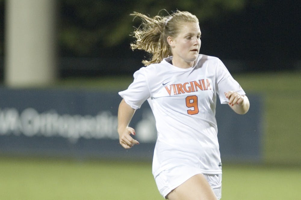 Virginia evened things out as sophomore forward Taylor Ziemer blasted in a free kick and got her second goal of the season.