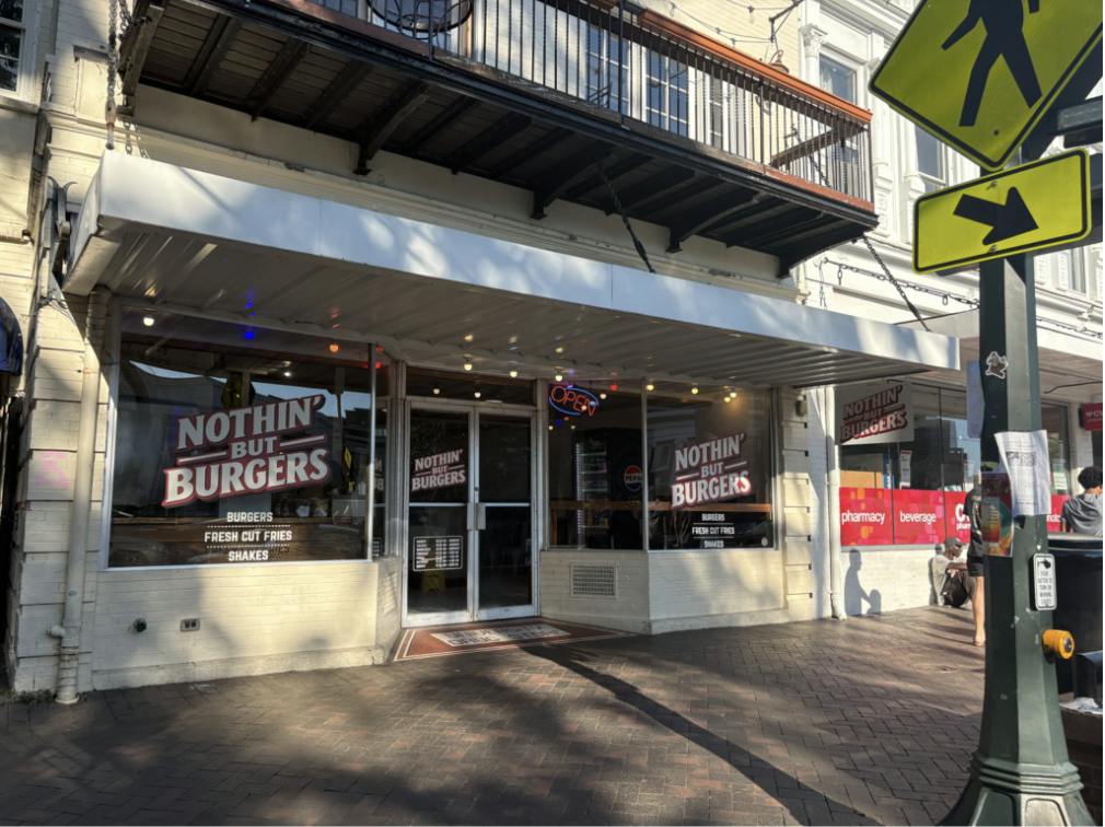 What makes Nothin’ But Burgers unique is its simple and cheap menu — burgers are the sole entree offering.