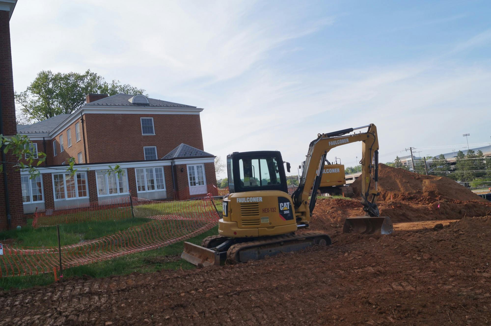 I live in the International Residential College — construction has been happening nonstop since I moved into the IRC in January.