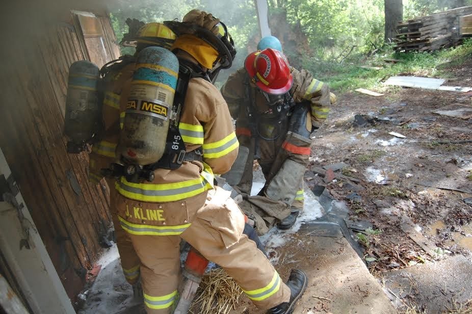 Volunteers to the fire department learn valuable skills such as staying calm in dangerous situations and caring for victims of an emergency. 