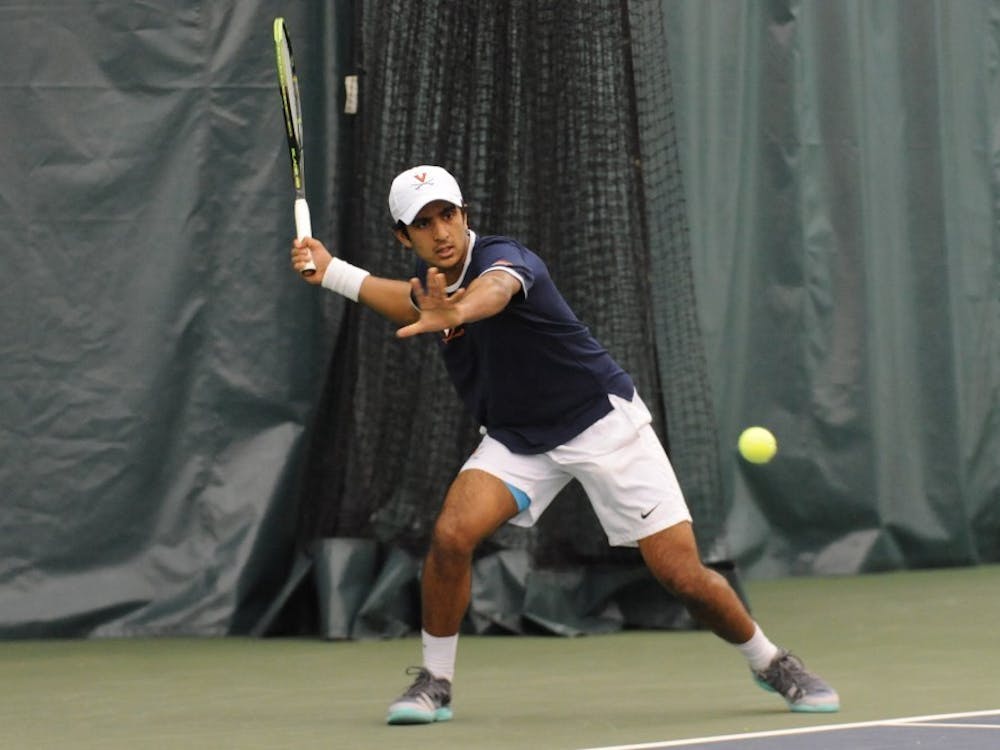 Senior Aswin Lizen is a leader for a young Virginia men's tennis squad.