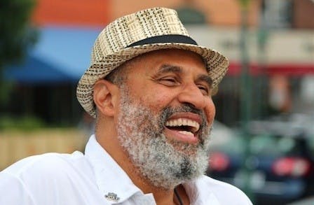 Tim Seibles was one of three poets sharing selections of recent work&nbsp;at the event.