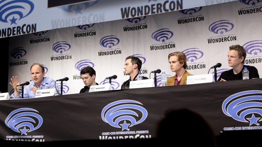 <p>The cast of "Tolkien" promotes the film at the 2019 WonderCon in Anaheim, California.&nbsp;</p>