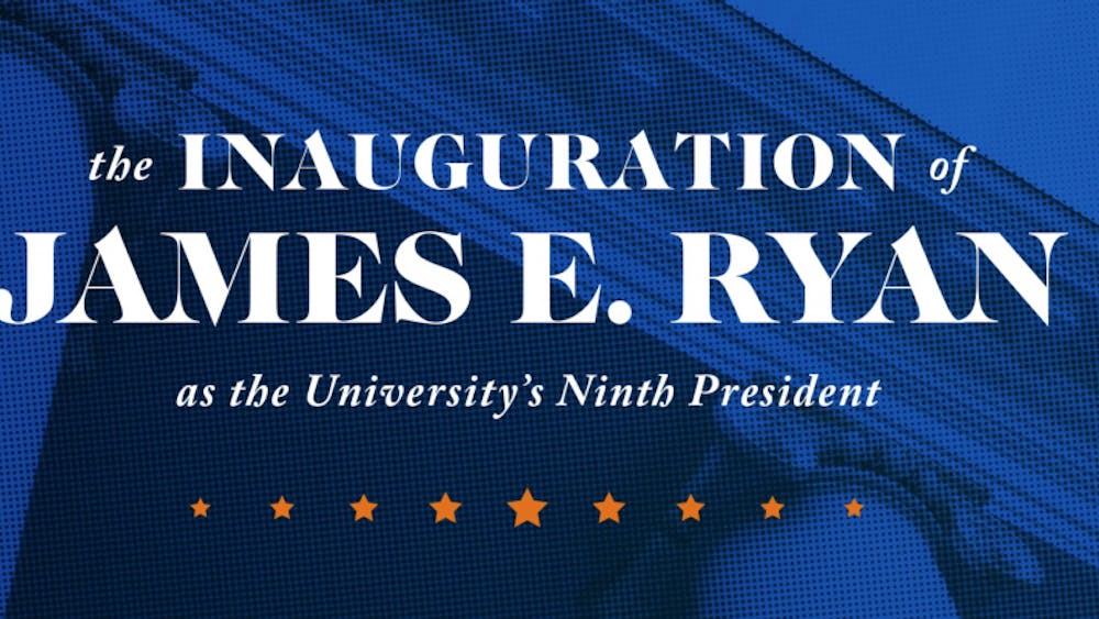 Jim Ryan's inauguration is the ninth in U.Va. history.