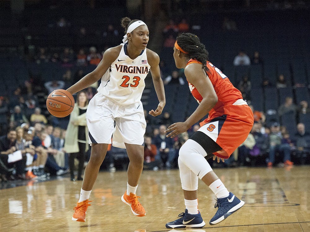 <p>Sophomore guard&nbsp;Aliyah Huland El contributed 13 points, including Virginia's final basket, as the Cavaliers defeated Boston College, snapping its six-game skid.</p>