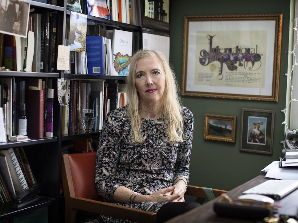 Lisa Russ Spaar is a professor of English at the University.