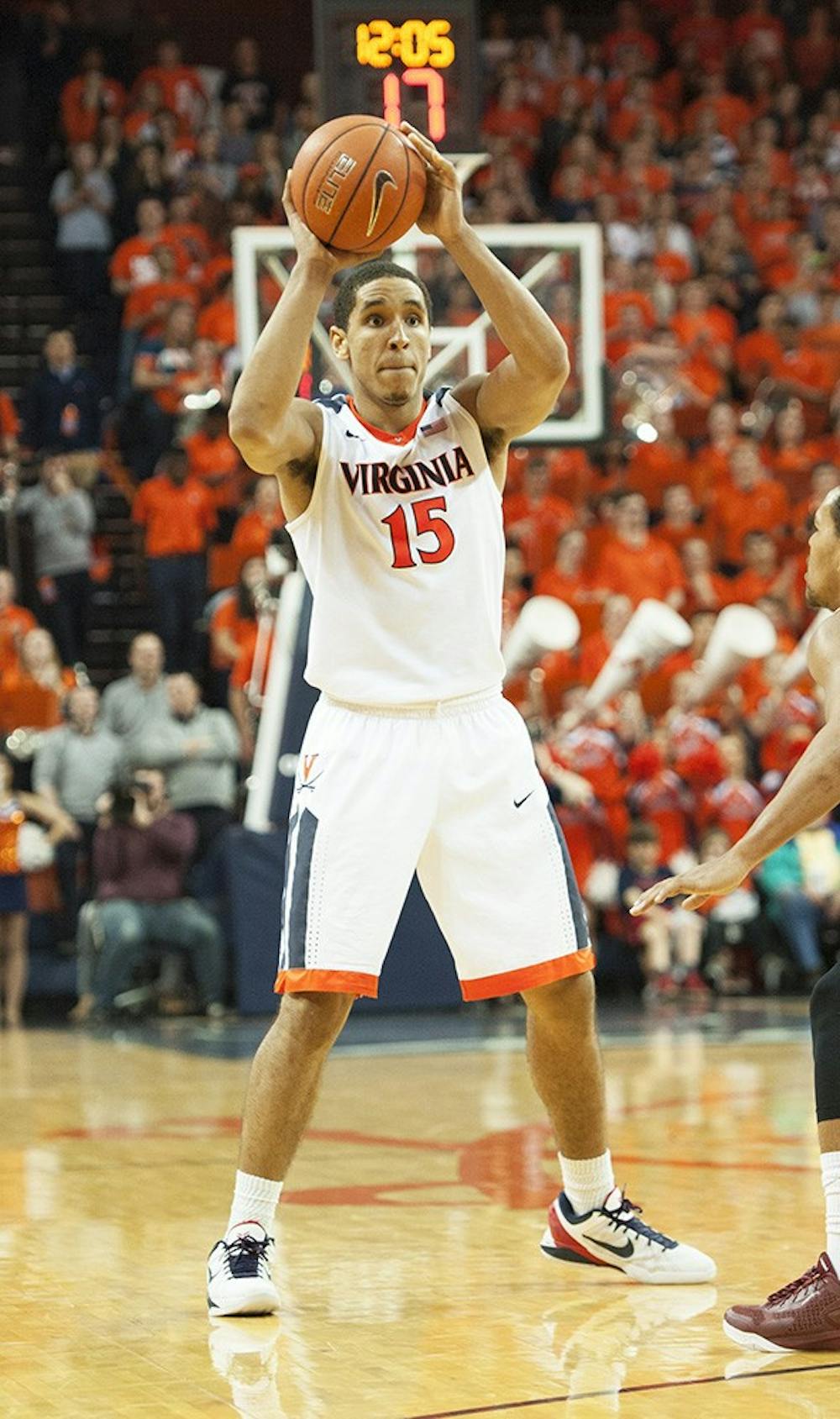 <p>Senior guard Malcolm Brogdon eclipsed the 1,500-point plateau in Wednesday night's victory over Boston College</p>