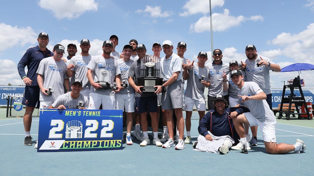 <p>The Cavaliers defeated the Tar Heels in the championship match Sunday to capture their 14th conference tournament title in 18 years.</p>