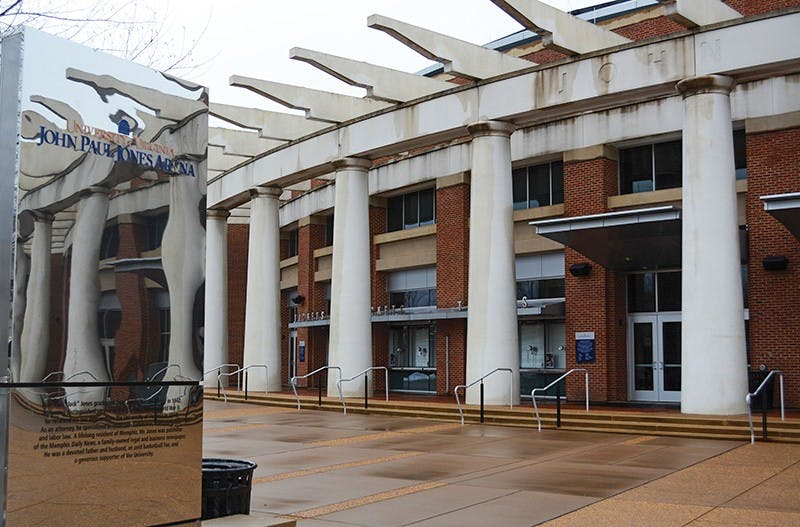 John Paul Jones Arena, which seats 14,593 people, is home to Virginia’s men’s and women's basketball teams.