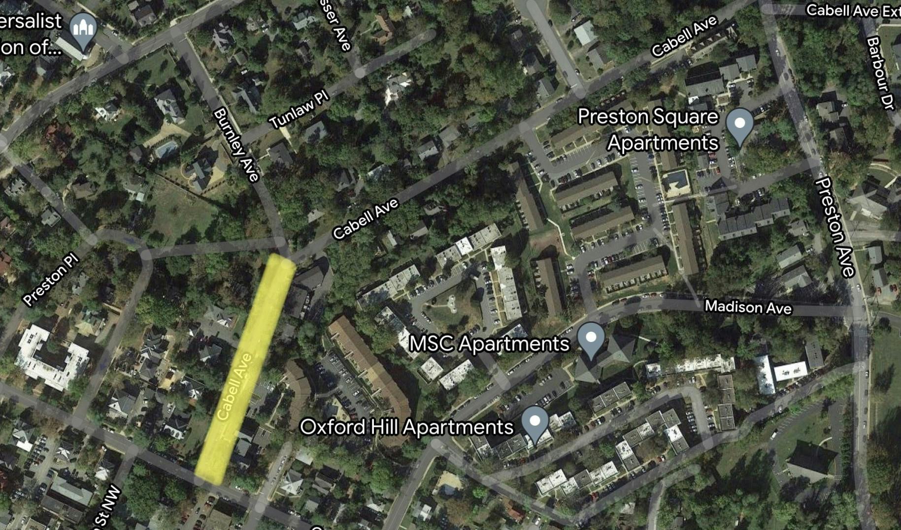 This is the second community alert and second reported burglary since the semester started — the first incident occurred in the 300 block of 14th Street NW.