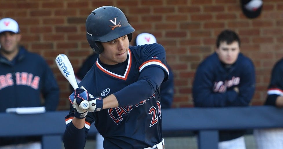 Sophomore outfielder Cameron Simmons had three RBIs in Virginia's win over Clemson.&nbsp;