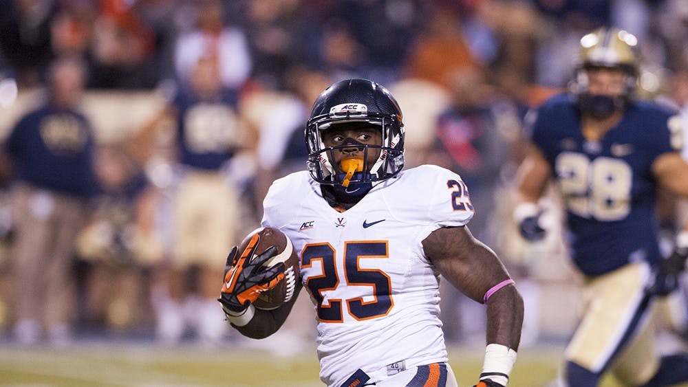 Running back Kevin Parks amassed 3,219 rushing yards and 29 rushing touchdowns in his Virginia career. 