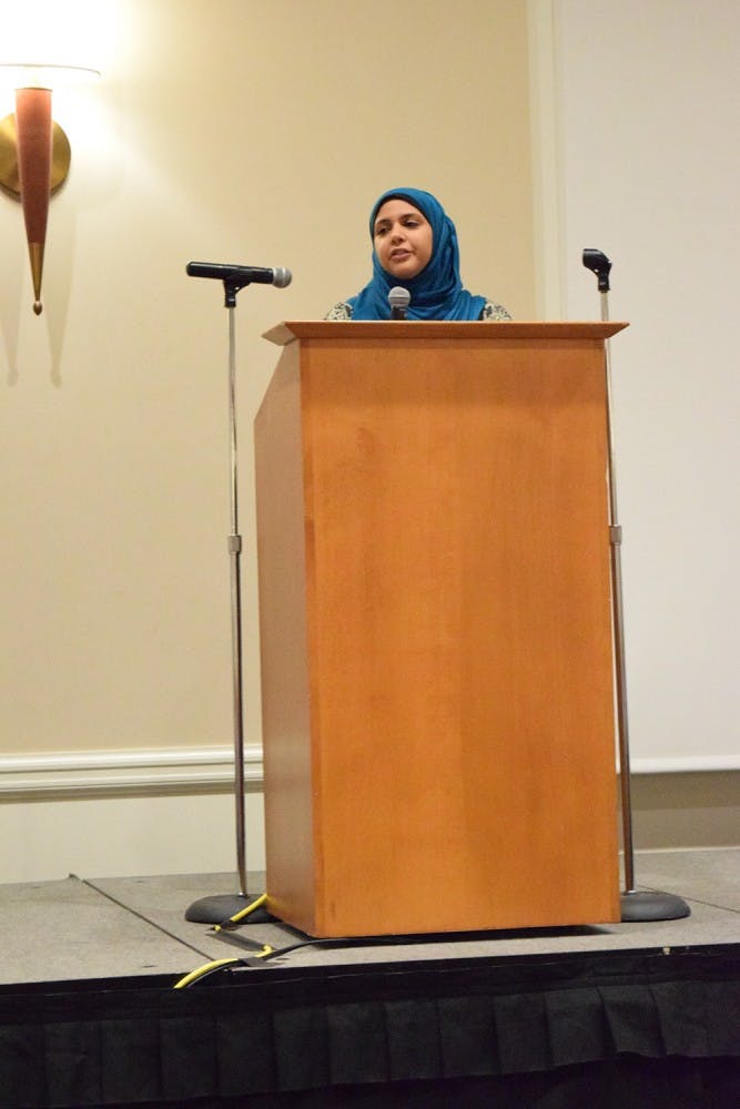 Around 200 students and faculty attended the event, and participants were split into random groups with moderators for the discussion.