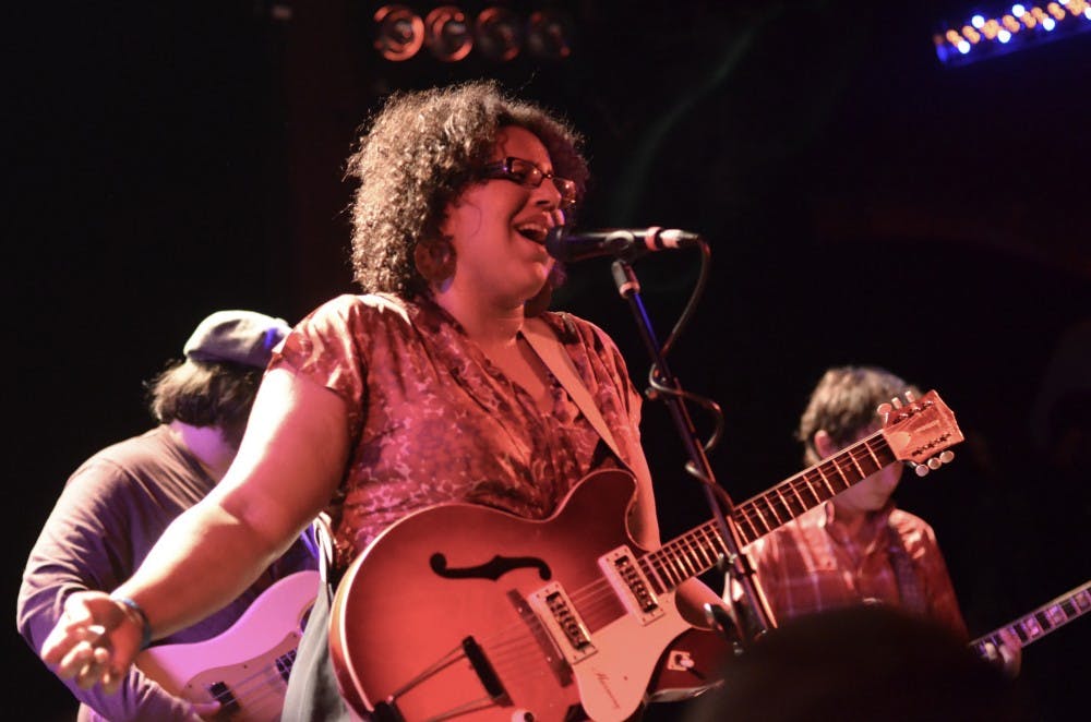 Brittany Howard &nbsp;— performing here with her band Alabama Shakes in 2012 — grapples with identity on her debut solo release.