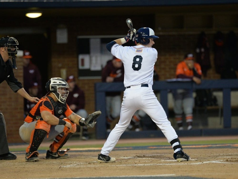 Sophomore left fielder Brendan Rivoli hit two home runs in Virginia's weekend series at Georgia Tech.