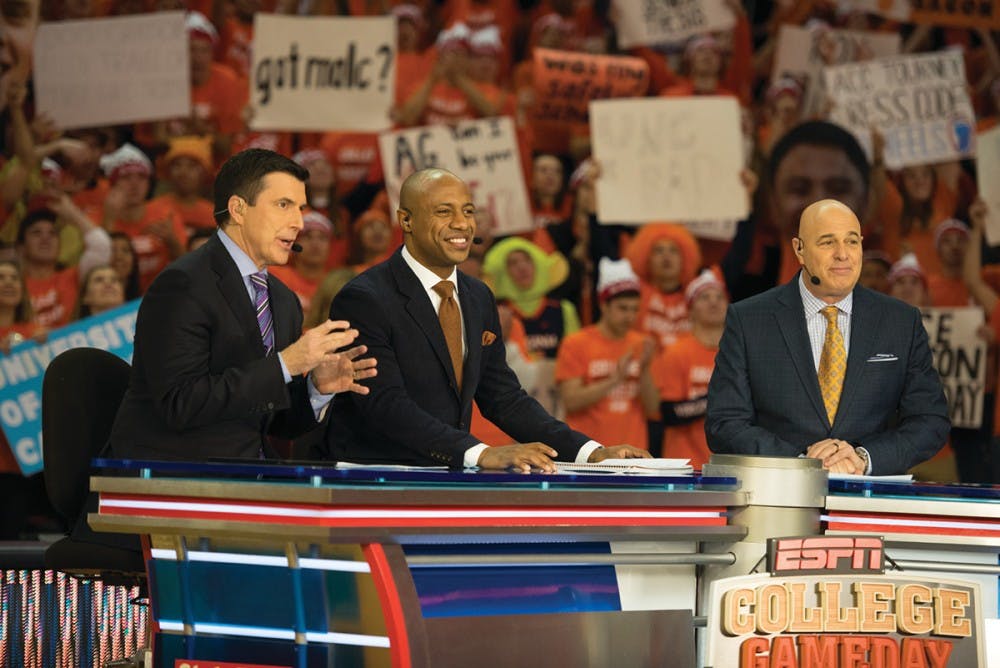 The signature "College GameDay" pregame show will air a live segment from 11 a.m. to noon at John Paul Jones Arena.