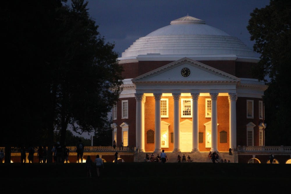 The Lawn and the Rotunda were the sight of a white supremacist torchlight rally on Aug. 11.&nbsp;