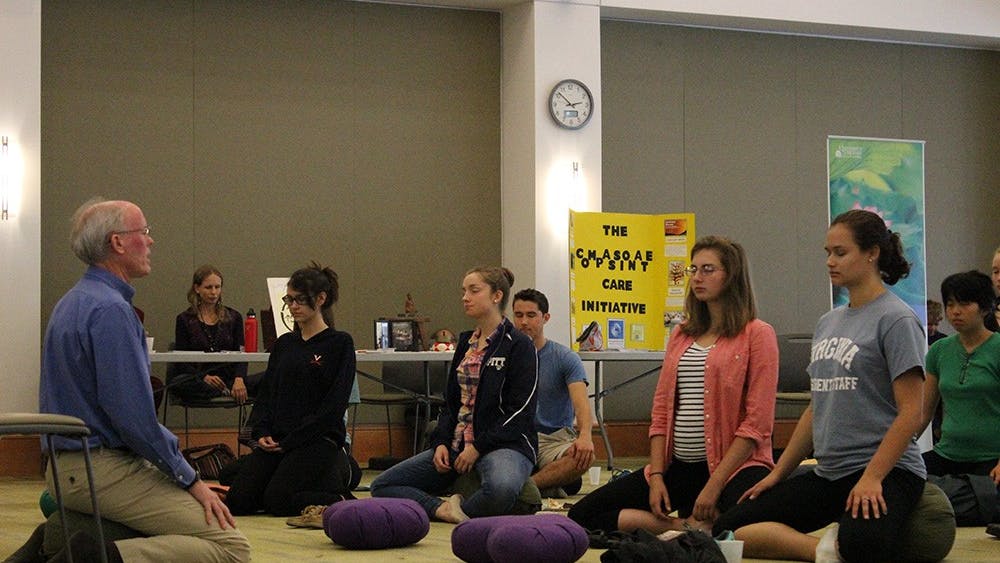 Contemplation at U.Va., a CIO founded in the spring, offers students resources for meditation and mindfulness and hopes to teach students to cope with the high-stress environment of college.