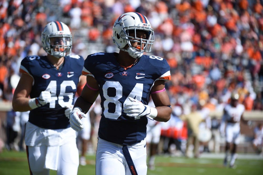Sophomore wide receiver Terrell Jana caught a 42-yard touchdown pass Friday night against Pittsburgh.