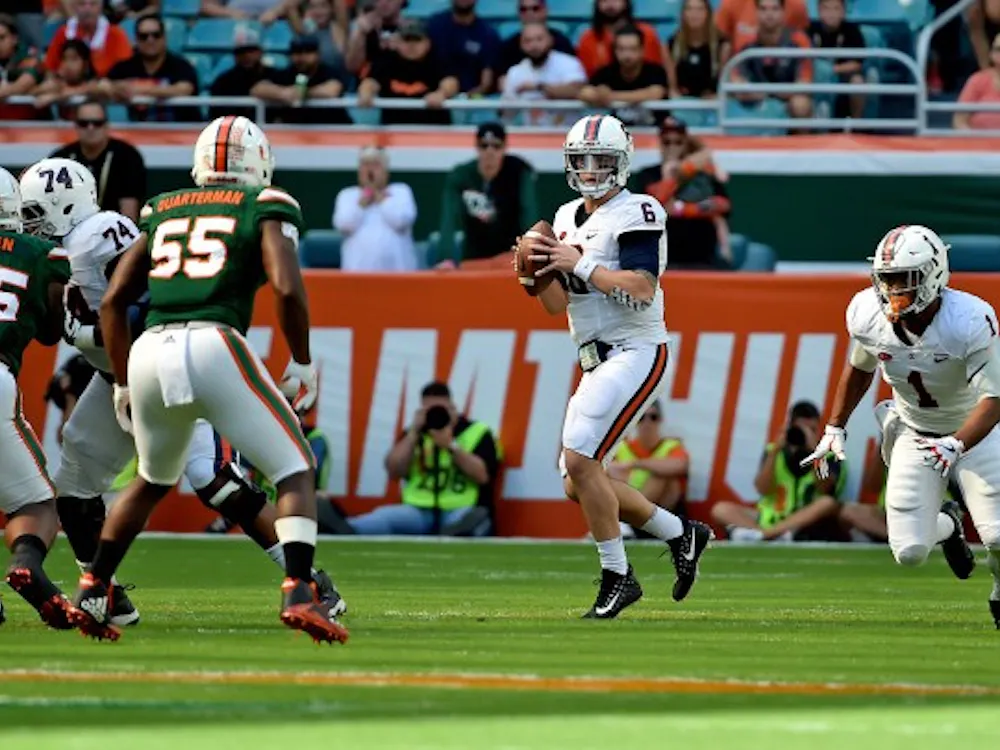 Kurt Benkert's phenomenal start wasn't quite enough to propel the Cavaliers to an upset. 