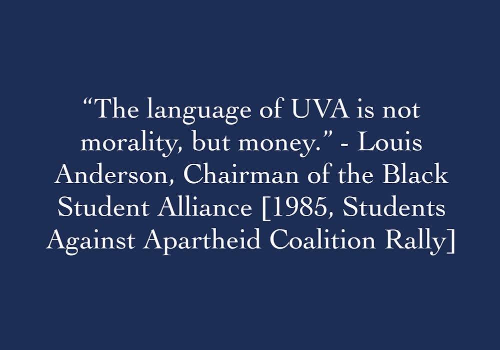 We honor the legacy of past students by demanding transparency and subsequent divestment from any companies found profiting from human rights violations and death.&nbsp;