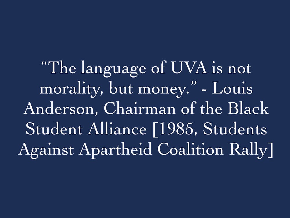 We honor the legacy of past students by demanding transparency and subsequent divestment from any companies found profiting from human rights violations and death. 