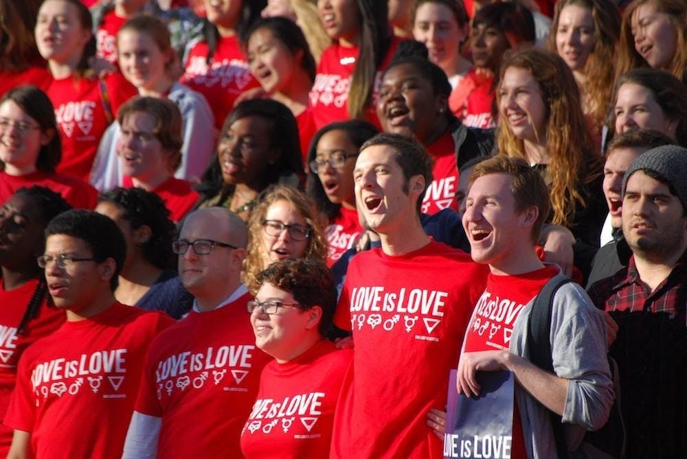 One of the most fulfilling celebrations of this holiday at the University is the “Love is…” campaign.