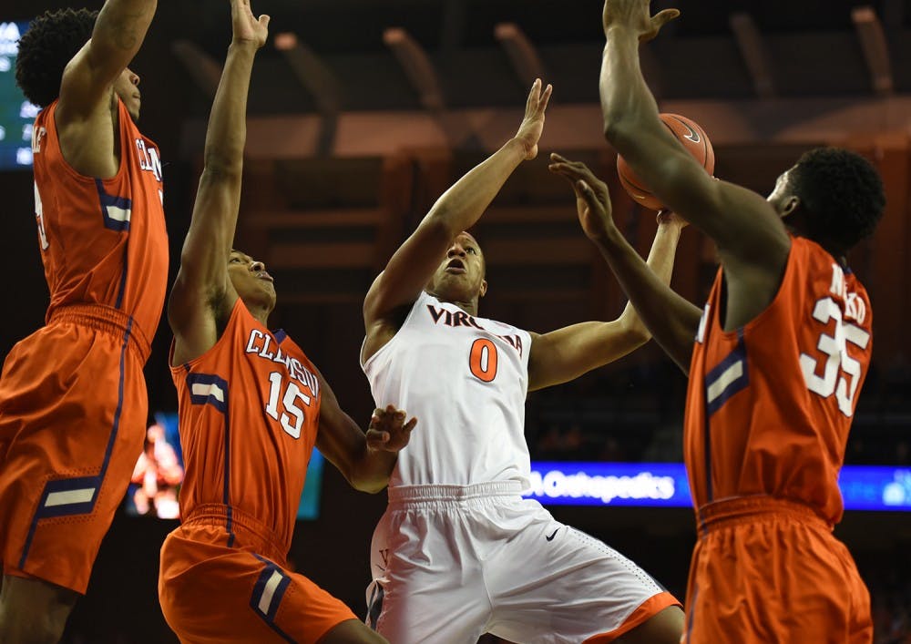 <p>Sophomore guard Devon Hall shone in his second consecutive start. The Virginia Beach native&nbsp;scored 11 points, grabbed four rebounds and doled out two assists in his&nbsp;26 minutes on court.&nbsp;</p>