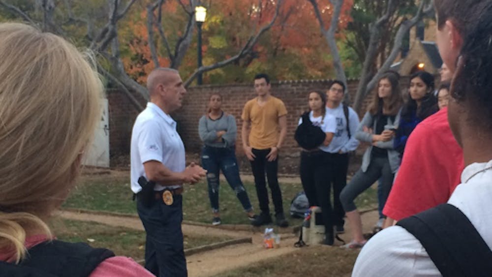 Longo spoke with members of the UJC during their meeting about engaging with students in his new role as interim chief of the UPD.