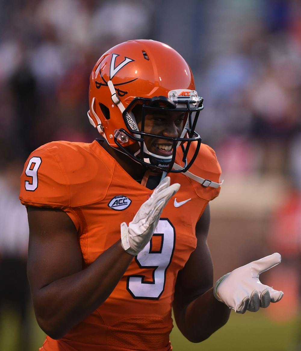 <p>Senior wide receiver and co-captain Canaan Severin has caught a ball in 20 consecutive games. He came up with a highlight-reel grab in last year's win against Miami.&nbsp;</p>