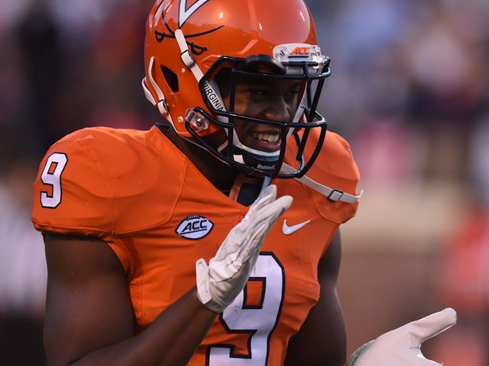 Senior wide receiver and co-captain Canaan Severin has caught a ball in 20 consecutive games. He came up with a highlight-reel grab in last year's win against Miami. 