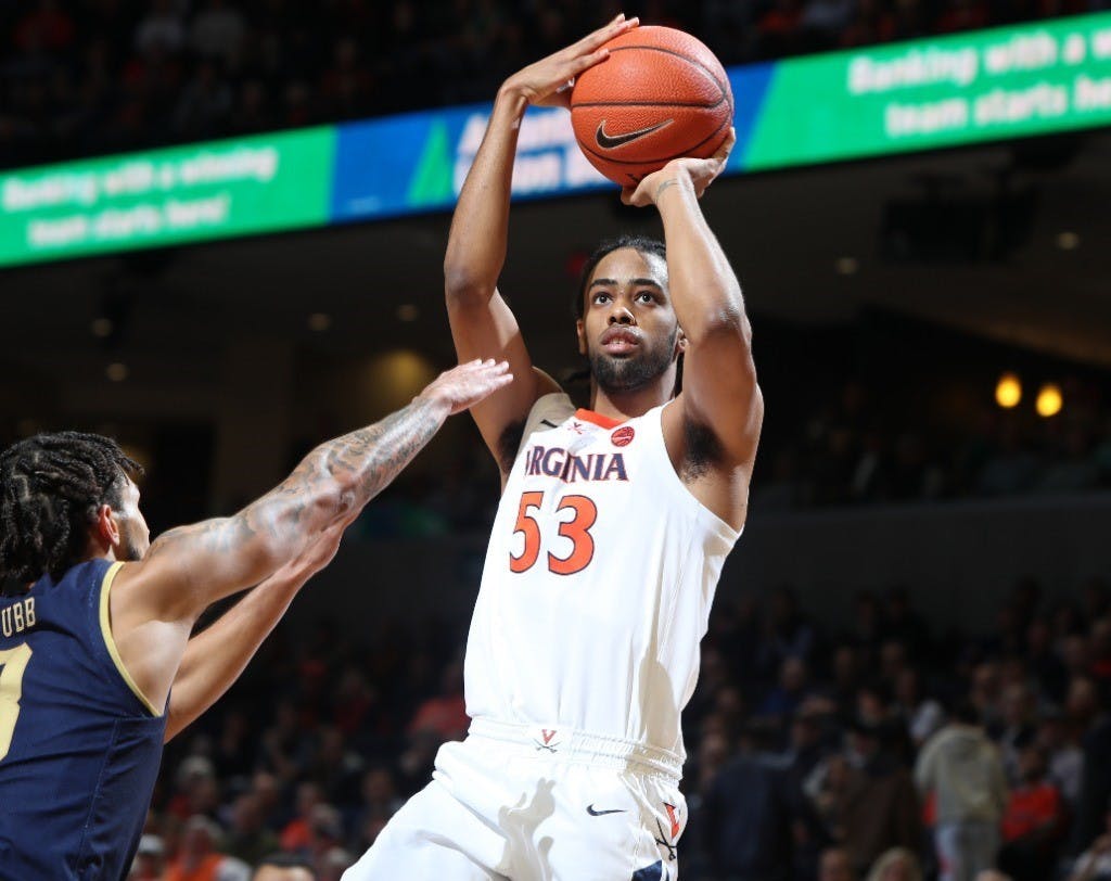 Junior guard Tomas Woldetensae led Virginia with 18 points and was 6-for-10 from behind the arc against North Carolina.&nbsp;