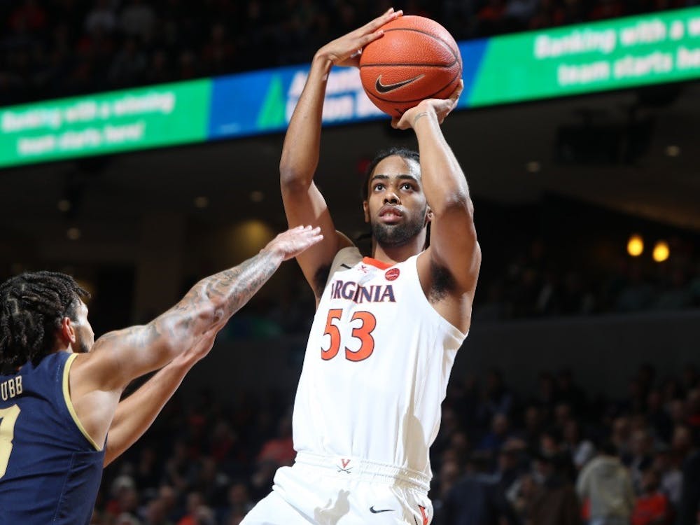 Junior guard Tomas Woldetensae led Virginia with 18 points and was 6-for-10 from behind the arc against North Carolina. 