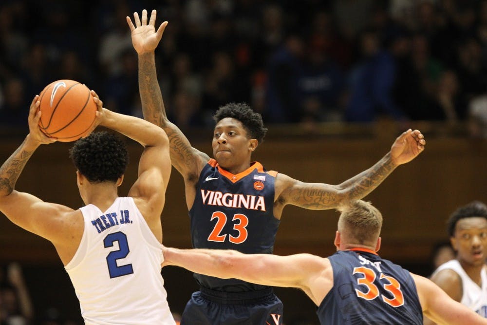 <p>Graduate transfer guard Nigel Johnson is averaging 5.5 points and 2.0 rebounds per game this season.&nbsp;</p>