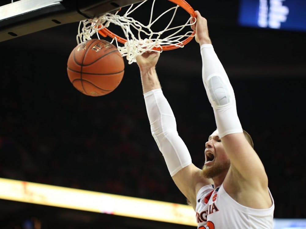 Senior center Jack Salt scored a career-high 18 points for Virginia.