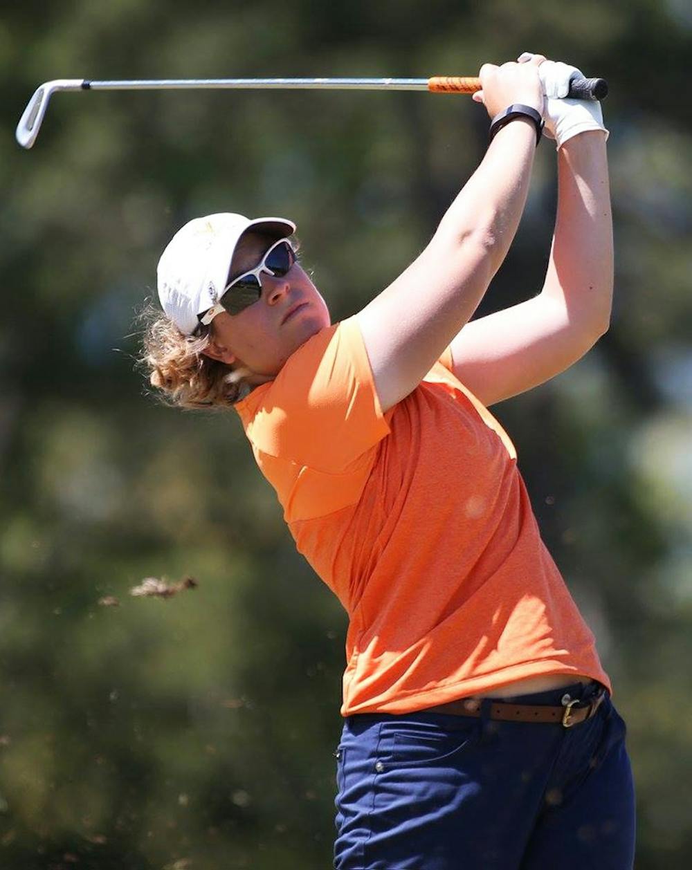 <p>Senior Lauren Coughlin held on Sunday to win the ACC women's golf individual championship. The Cavalier won the team championship as well.</p>