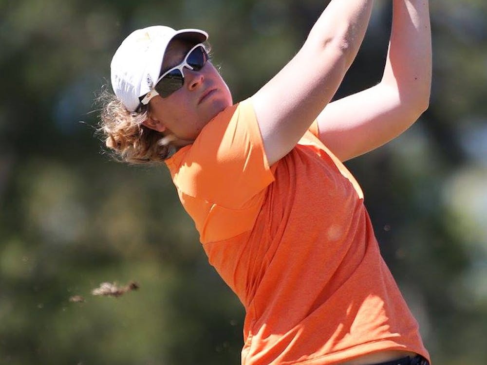 Senior Lauren Coughlin held on Sunday to win the ACC women's golf individual championship. The Cavalier won the team championship as well.