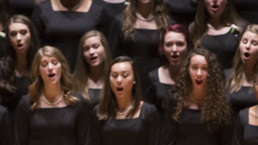 The University Singers delivered a breathtaking performance of African-American choral music.