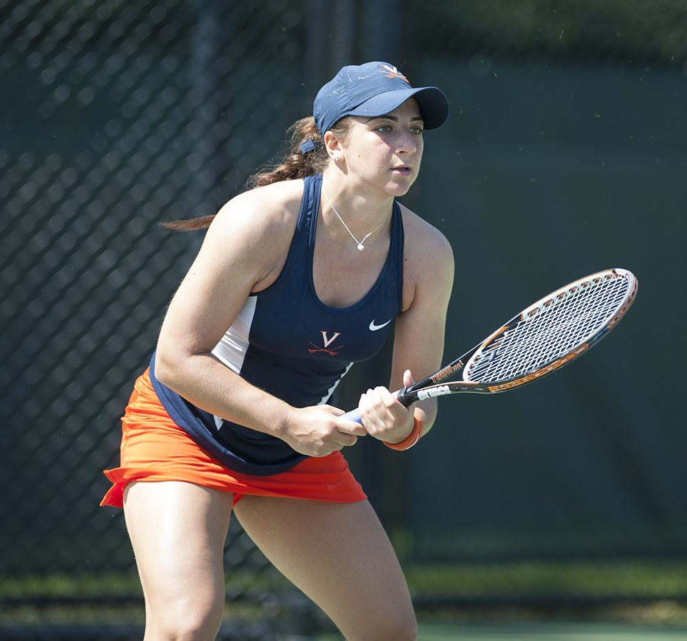 Senior Julia Elbaba won the Blue flight title Sunday at the U.Va. Fall Invite.